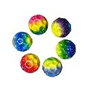 ZHEBAG Bouncy Ball, Colorful Big Super Bouncy Astro Balls, Extreme High Bouncing Balls for Kids,Fun Kids Lightweight Foam Jump Balls for Outside, Improve Hand Eye Coordination Ability