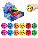 ZHEBAG Bouncy Ball, Colorful Big Super Bouncy Astro Balls, Extreme High Bouncing Balls for Kids,Fun Kids Lightweight Foam Jump Balls for Outside, Improve Hand Eye Coordination Ability