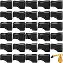 Zhehao 30 Pcs Syrup Pump Covers Rubber Caps for Syrup Bottles,Black