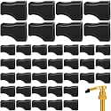 Zhehao 40 Pcs Coffee Syrup Pump Tip Cap Pourer Covers