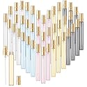 Zhehao 50 Pcs Mini Spray Bottles, Perfume Bottle, Rainbow, 10 Ml
