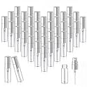 Zhehao 50 Pcs Mini Spray Bottles, Perfume Bottle, Silver Cap, 3 Ml