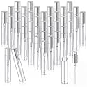 Zhehao 50 Pcs Mini Spray Bottles, Perfume Bottle, Silver Cap, 5 Ml