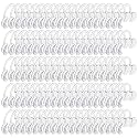 Zhengmy 100 Pcs C-Shape Dental Mouth Opener Cheek Retractor, Clear