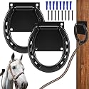 Zhengmy 2 Set Heavy-Duty Tie Ring for Horses with 8 Expansion