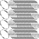 Zhengmy 50 Pack 2.5 in Stainless Steel Hose Clamps, 1-13/16" to 2-3/4"