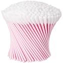 Zhengmy 500 Pcs Foam Swabs for Printer Head Camera Lens 3.66 Inch,Pink