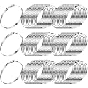 Zhengmy 60 Pack 4 in Stainless Steel Hose Clamps, 3-29/50" to 4-49/100"