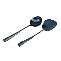 ZhenSanHuan HandForged Carbon Steel Spatula Wok Utensil (Set 32CM)