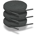 ZHENTOR 3 Pair Flat Shoe Laces for Sneakers, Shoelaces for Sneakers Athletic Running Shoes Boot Strings