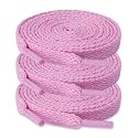 ZHENTOR 3 Pair Flat Shoe Laces for Sneakers, Shoelaces for Sneakers Athletic Running Shoes Boot Strings