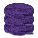 ZHENTOR 3 Pair Flat Shoe Laces for Sneakers, Shoelaces for Sneakers Athletic Running Shoes Boot Strings