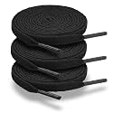 ZHENTOR 3 Pair Flat Shoe Laces for Sneakers, Shoelaces for Sneakers Athletic Running Shoes Boot Strings