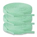 ZHENTOR 3 Pair Flat Shoe Laces for Sneakers, Shoelaces for Sneakers Athletic Running Shoes Boot Strings
