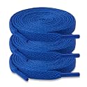 ZHENTOR 3 Pair Flat Shoe Laces for Sneakers, Shoelaces for Sneakers Athletic Running Shoes Boot Strings