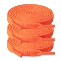 ZHENTOR 3 Pair Flat Shoe Laces for Sneakers, Shoelaces for Sneakers Athletic Running Shoes Boot Strings