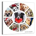 ZHIYYHAO Collage Canvas Prints with Your Photos Framed Personalized 9 Pictures Canvas Prints for Living Room Bedroom Study room Home Decor (CF-16,20.00L''X20.00W)
