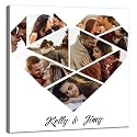 ZHIYYHAO Custom 9 Picture Collage Upload Your Photos Framed Custo6mized Canvas Wall Art Multi Pictures Prints to Canvas for Living Room Bedroom Study room Home Decor (CF-14,12.00L''X12.00W)