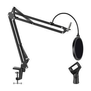 zhizuka Adjustable Microphone Suspension Boom Scissor Arm