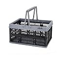 ZHJINGYU crates for storage,black plastic baskets for organizing Shopping