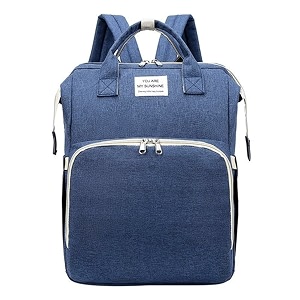 portable foldable diaper bag backpack multifunctional baby cradle changing station bed travel for mom amp dad