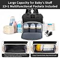 Portable Foldable Diaper Bag Backpack Multifunctional Baby Cradle Changing Station Bed Travel for Mom &amp; Dad