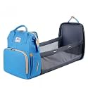 Portable Foldable Diaper Bag Backpack Multifunctional Baby Cradle Changing Station Bed Travel for Mom &amp; Dad