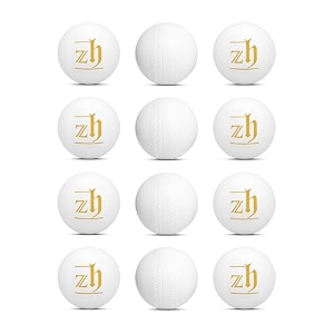 plastic cricket plastic training balls white 12 standard size