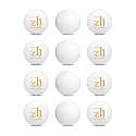 Plastic Cricket Plastic Training Balls (White) 12 Standard Size