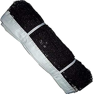 standard nylon volleyball net black