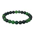 Brown Tiger Eye 8 mm Beaded Gemstone Bracelet | Boosts Confidence, Grounding &amp; Protection | Natural Crystal Healing Jewelry for Men &amp; Women | Stylish Energy Wrist Band | Handmade Stretchable Energy Bracelet for Protec