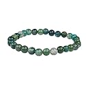 Brown Tiger Eye 8 mm Beaded Gemstone Bracelet | Boosts Confidence, Grounding &amp; Protection | Natural Crystal Healing Jewelry for Men &amp; Women | Stylish Energy Wrist Band | Handmade Stretchable Energy Bracelet for Protec