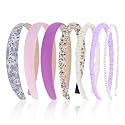 ZIBUYU® 7Pcs Hair Band for Women Stylish, Floral Wide Hair Band for Girls Kids, Pearl, Plaid, Countryside Style Hair Accessories Hairbands for Kids Girl