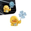 Zibuyu Car Dashboard Air Freshener, Duckling AC Vent Clip, Unscented