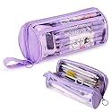 Zibuyu Cylindrical Pencil Case Oxford PVC Toiletry