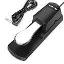 Zibuyu Sustain Pedal for Keyboard Digital Piano Universal Black