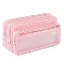 ZIBUYU Large Capacity Pencil Case 4 Compartments