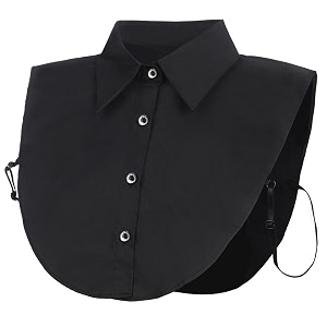 zibuyu women detachable collar white cotton half shirt detachable false shirt collar women and girls