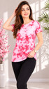 Zicada Tie Dye Women Round Neck