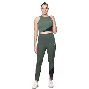 Zicada Womens Gym Running Sports Crop Tank