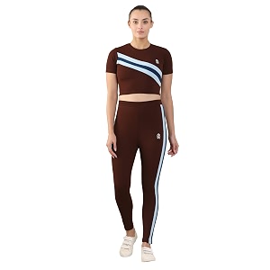 Zicada Womens Top Bottom Set Gym