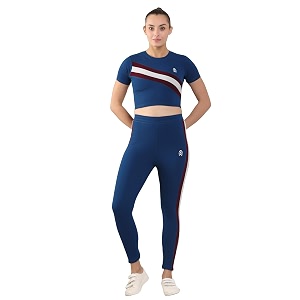 Zicada Womens Top Bottom Set Gym