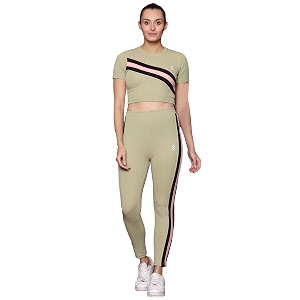 Zicada Womens Top Bottom Set Gym