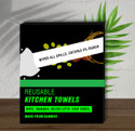Ziccs 100 Reusable Bamboo Kitchen Towel 