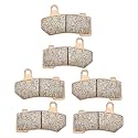 ZICOO Sintered Front &amp; Rear Brake Pads for Harley Davidson FLHR Road King FLHX Street Glide Road Glide FLHTCU Ultra Classic Electra Glide Tri Glide FLTRX Limited Night Rod