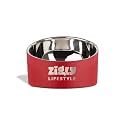 Zigly Lifestyle Cat Feeding Bowl for Food &amp; Water | Double-Walled Anti-Skid Cat Bowl for Daily Feeding | Durable Comfortable Feeding Bowl for Cats | Red | 250ml