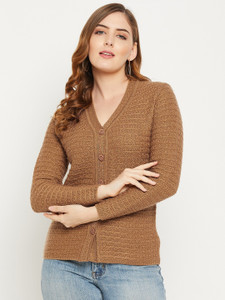 Zigo Self Design V Neck Casual Women