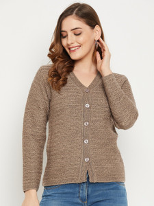 Zigo Self Design V Neck Casual Women