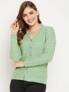 Zigo Self Design V Neck Casual Women