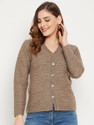 Zigo Self Design V Neck Casual Women